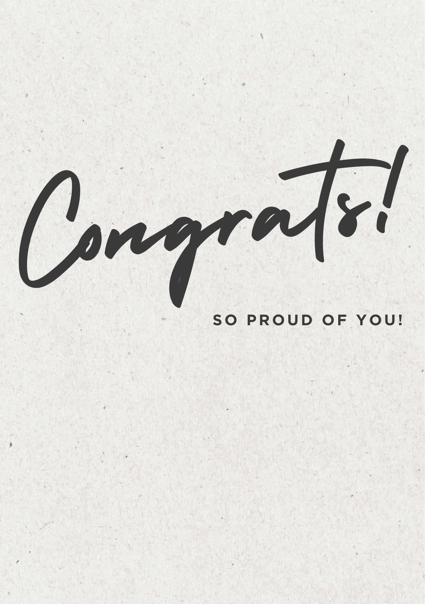 Congrats