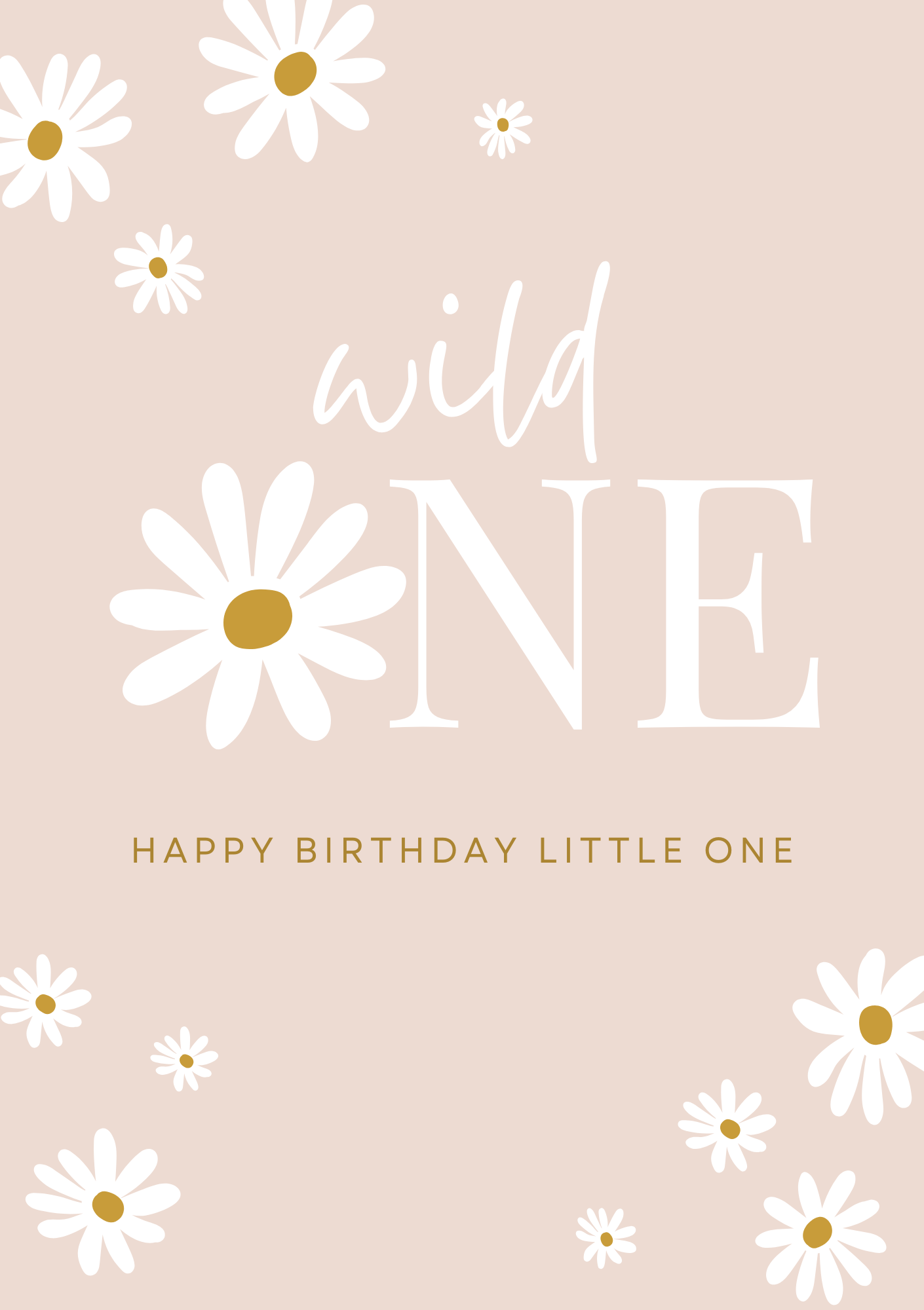 1at Birthday Card