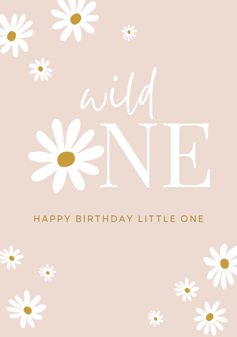 1at Birthday Card