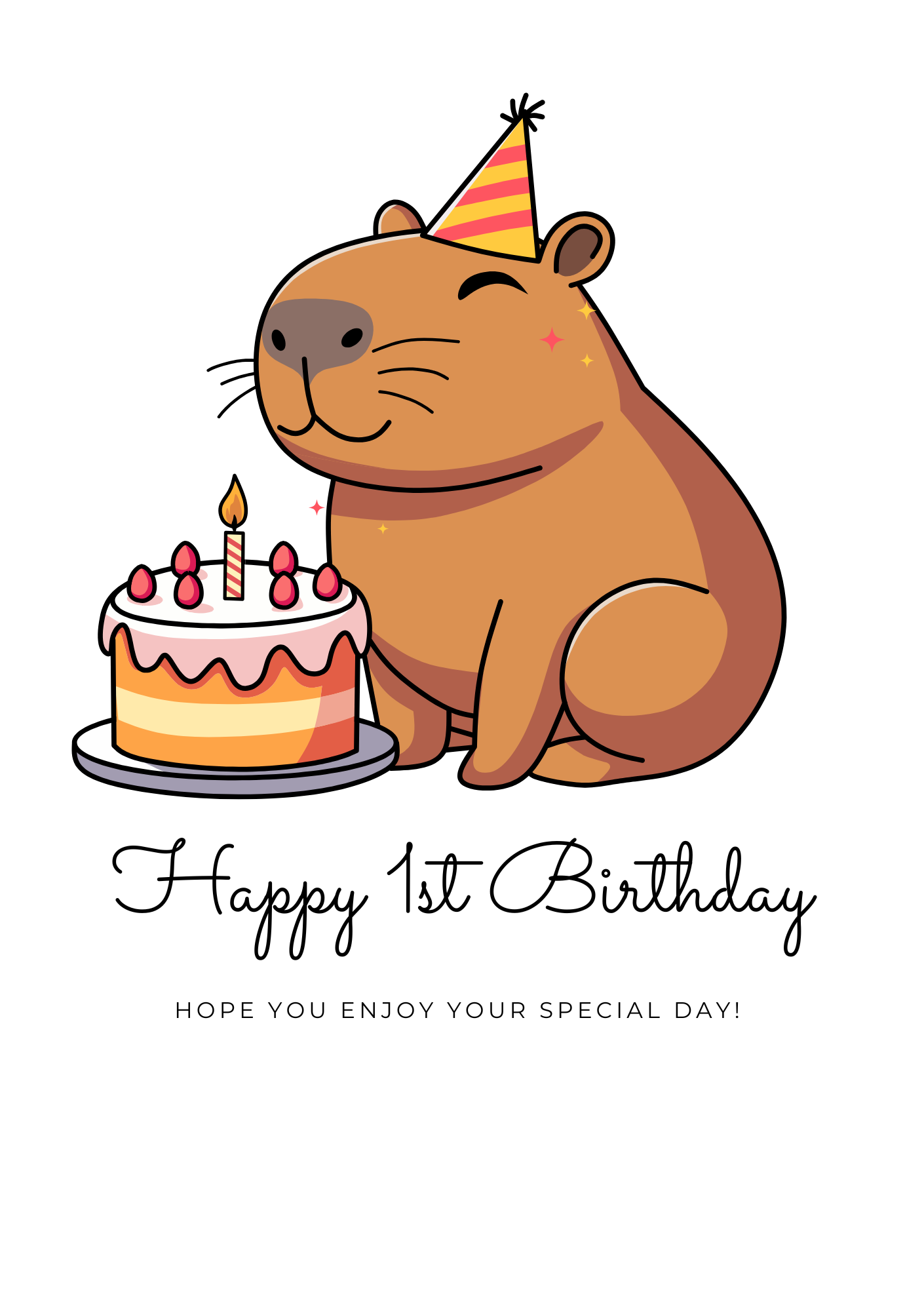 1st Birthday Card
