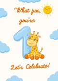 1st Birthday Card
