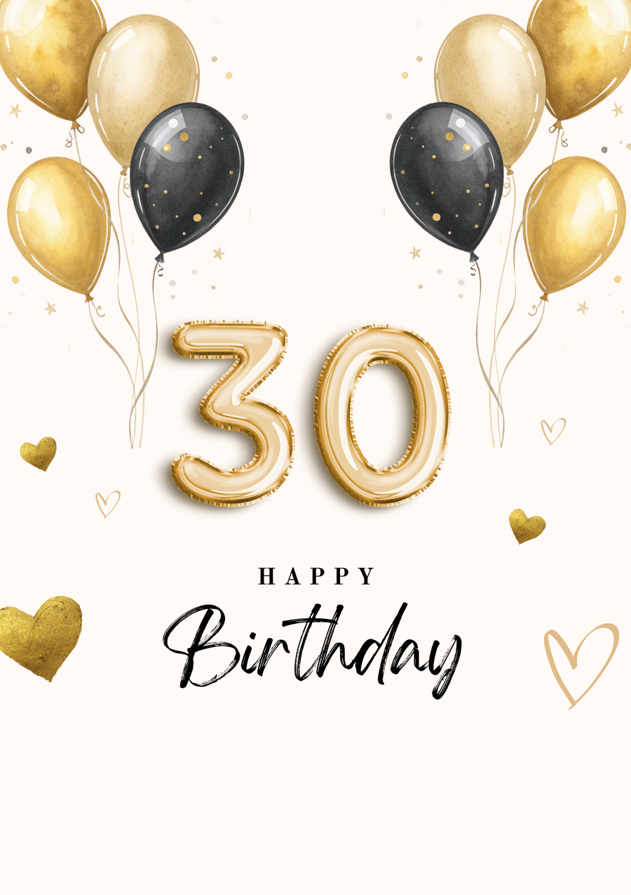 30, Happy Birthday