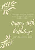 Happy 30th Birthday!