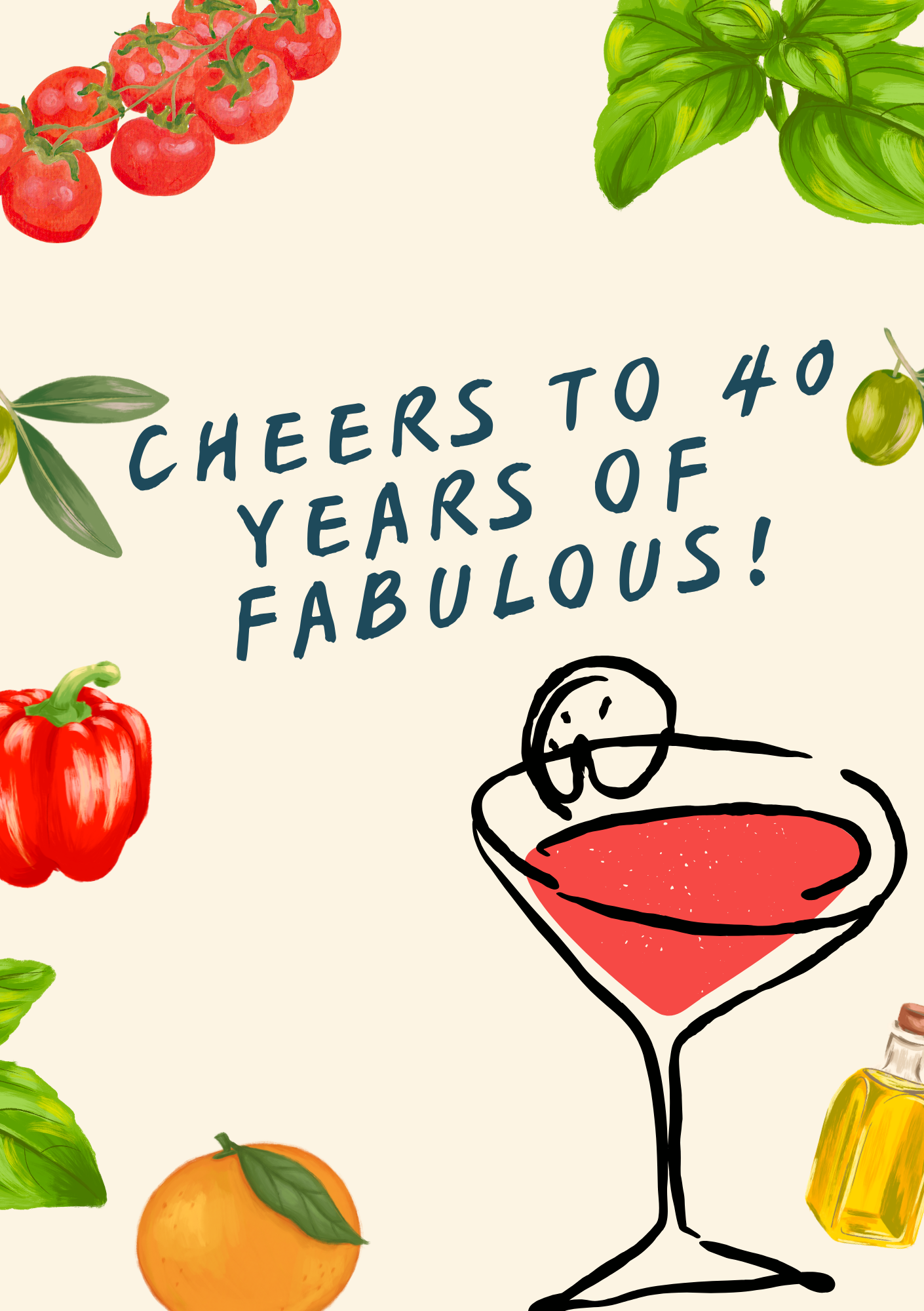 Cheers To 40 Years Of Fabulous!