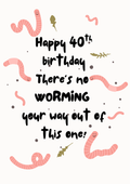 There's No Worming Your Way Out Of This One...