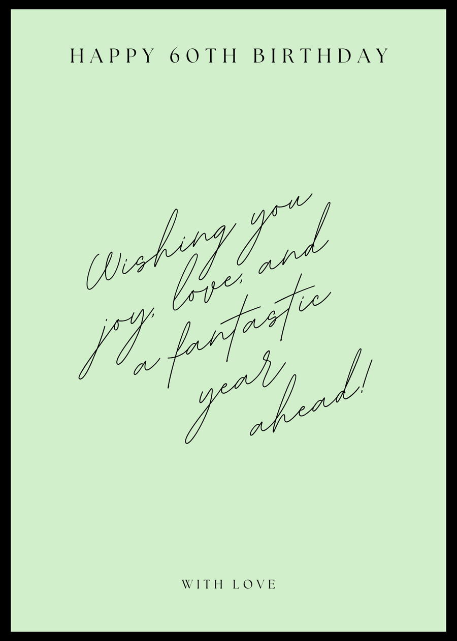 Wishing You Love & a Fantastic Year Ahead