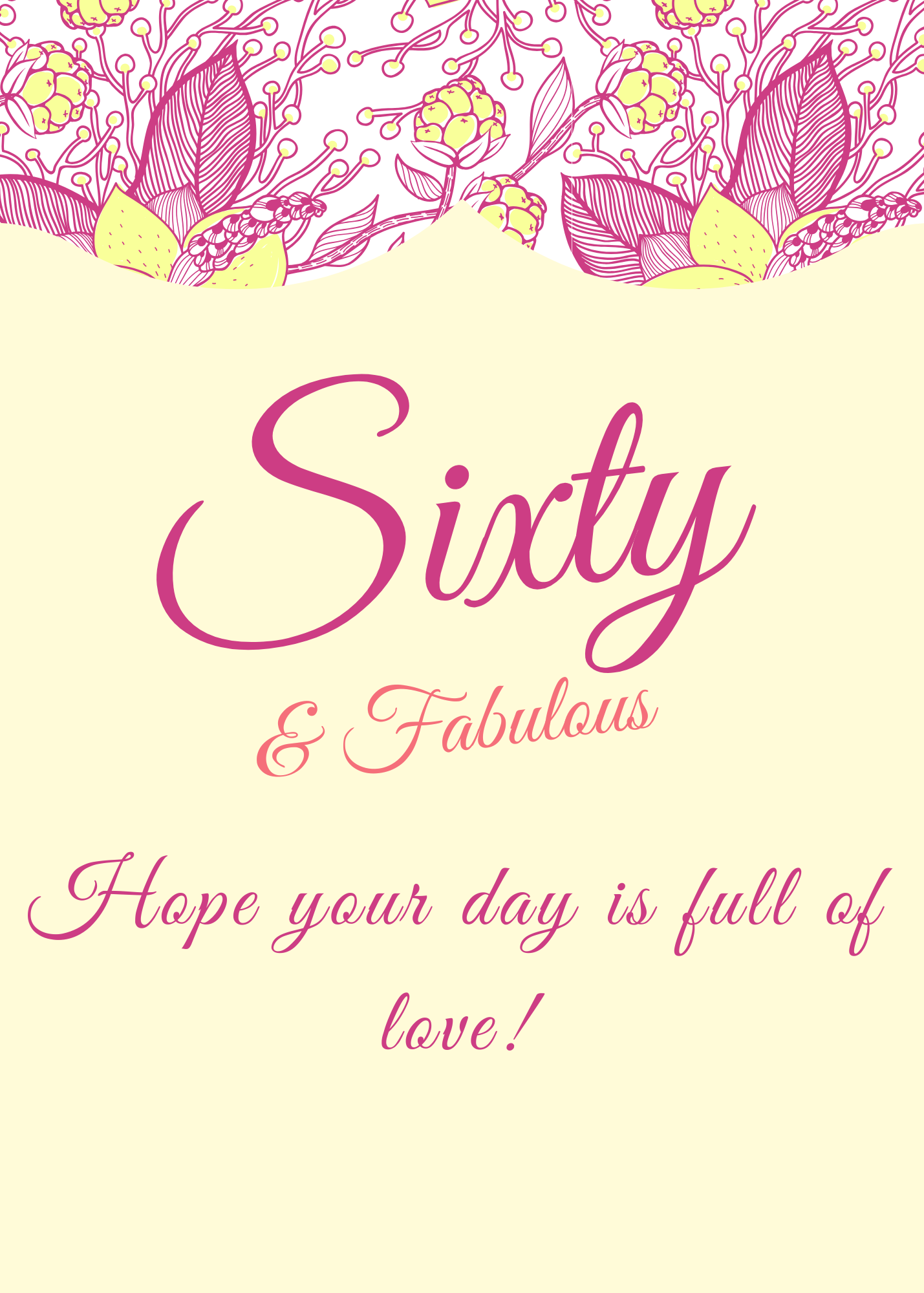 Sixty & Fabulous