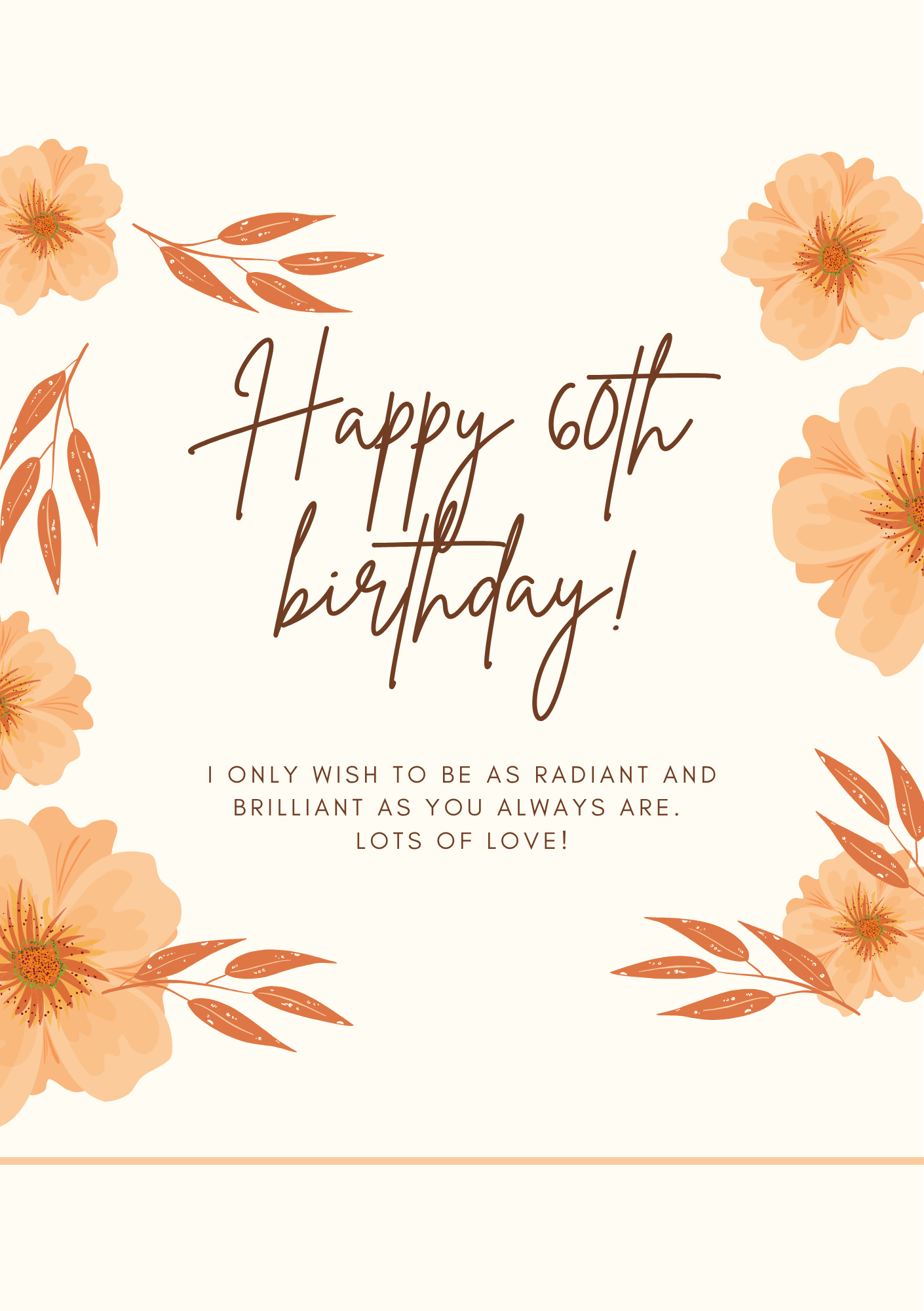 Happy 60th Birthday!