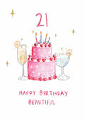 21, Happy Birthday Beautiful