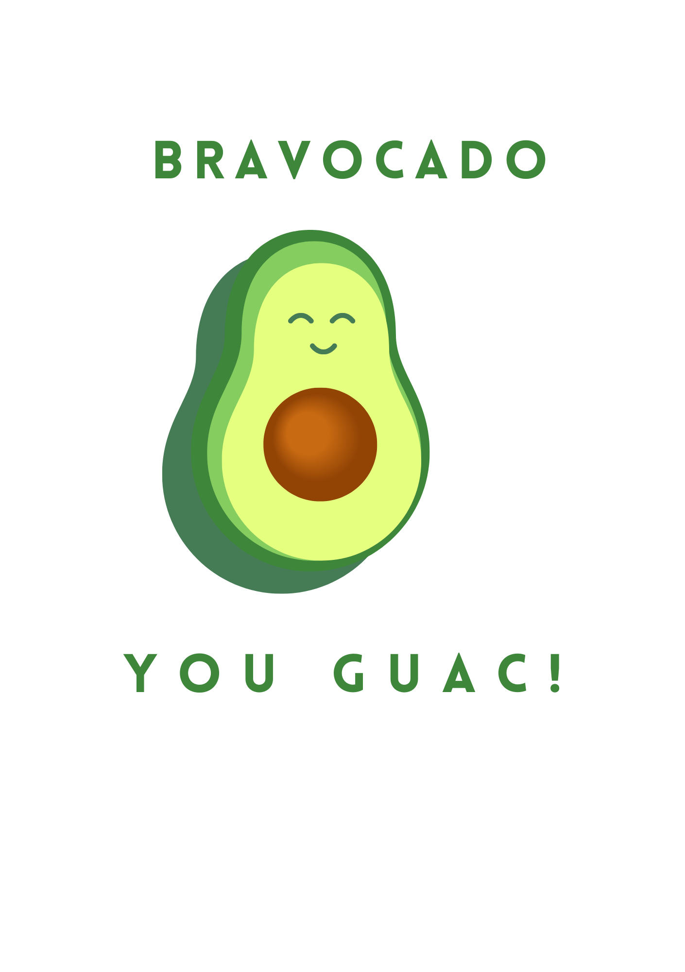 Bravado You Guac Card