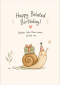 Happy Belated Birthday