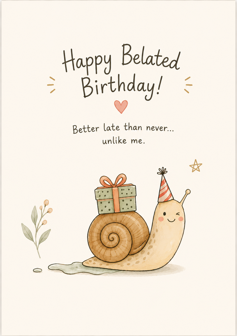 Happy Belated Birthday