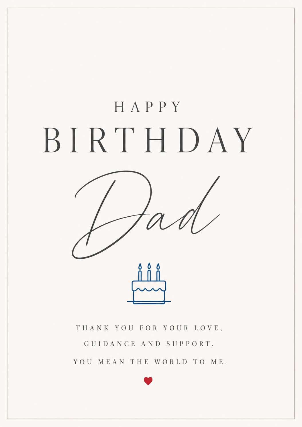 Happy birthday dad