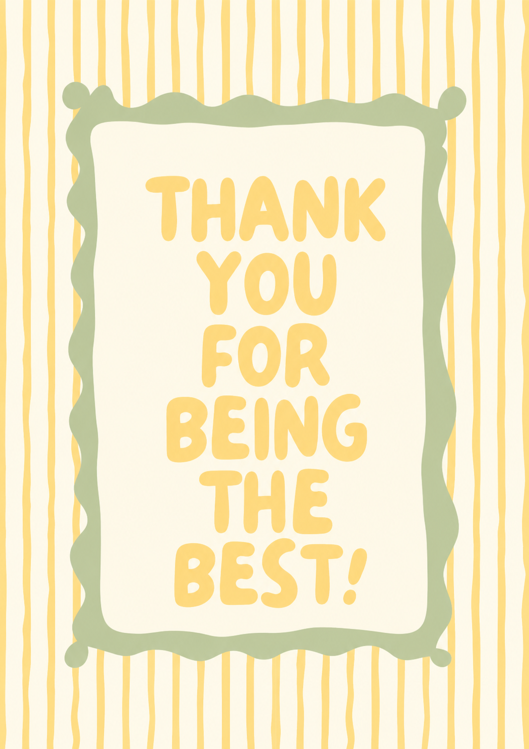 Thank you for being the best!