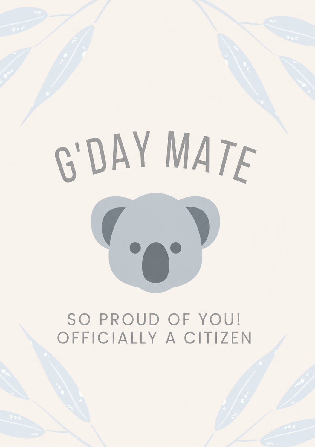 Aussie Citizens card!