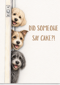 Dog cake