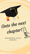 Onto The Next Chapter -  Graduation Card