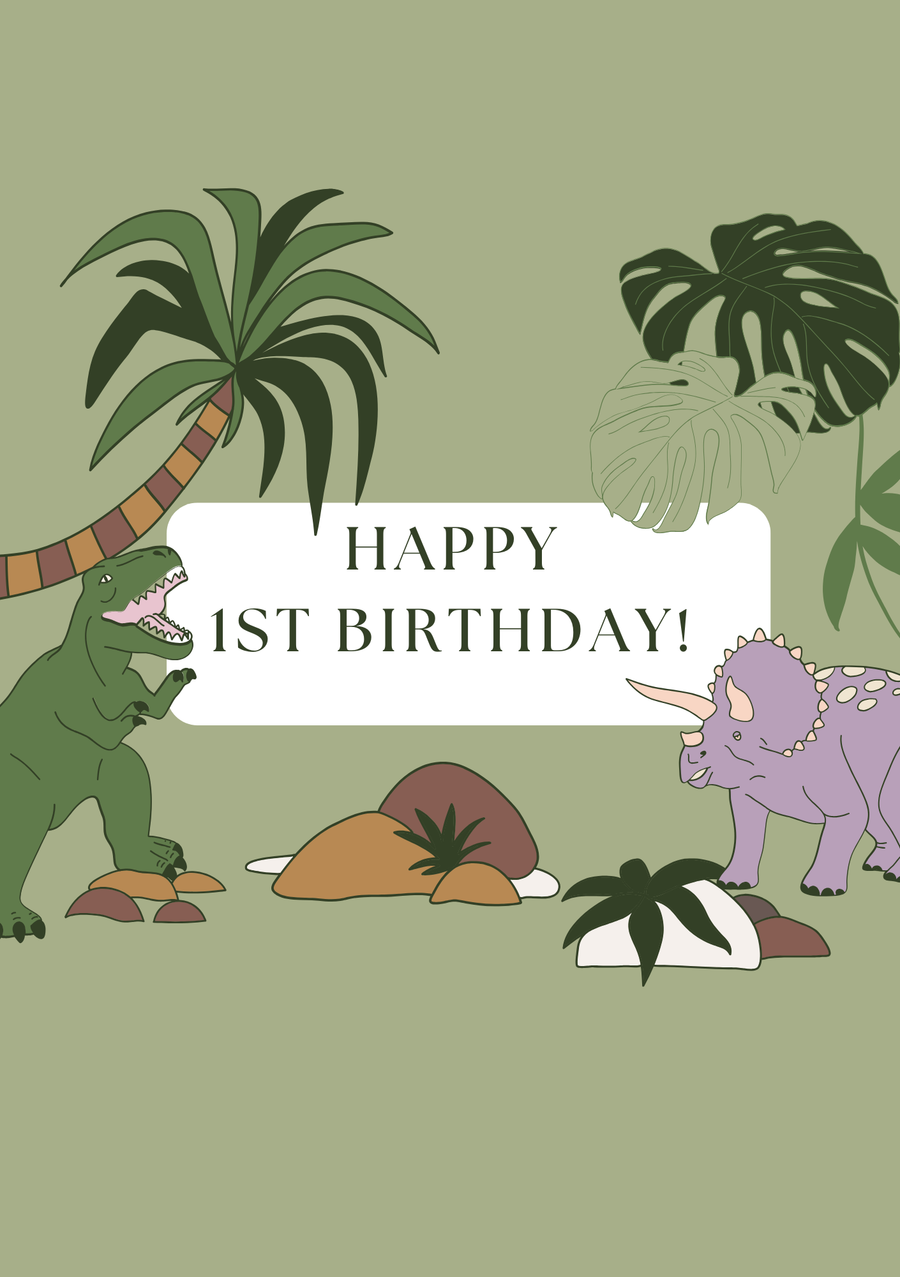 1st Birthday Card