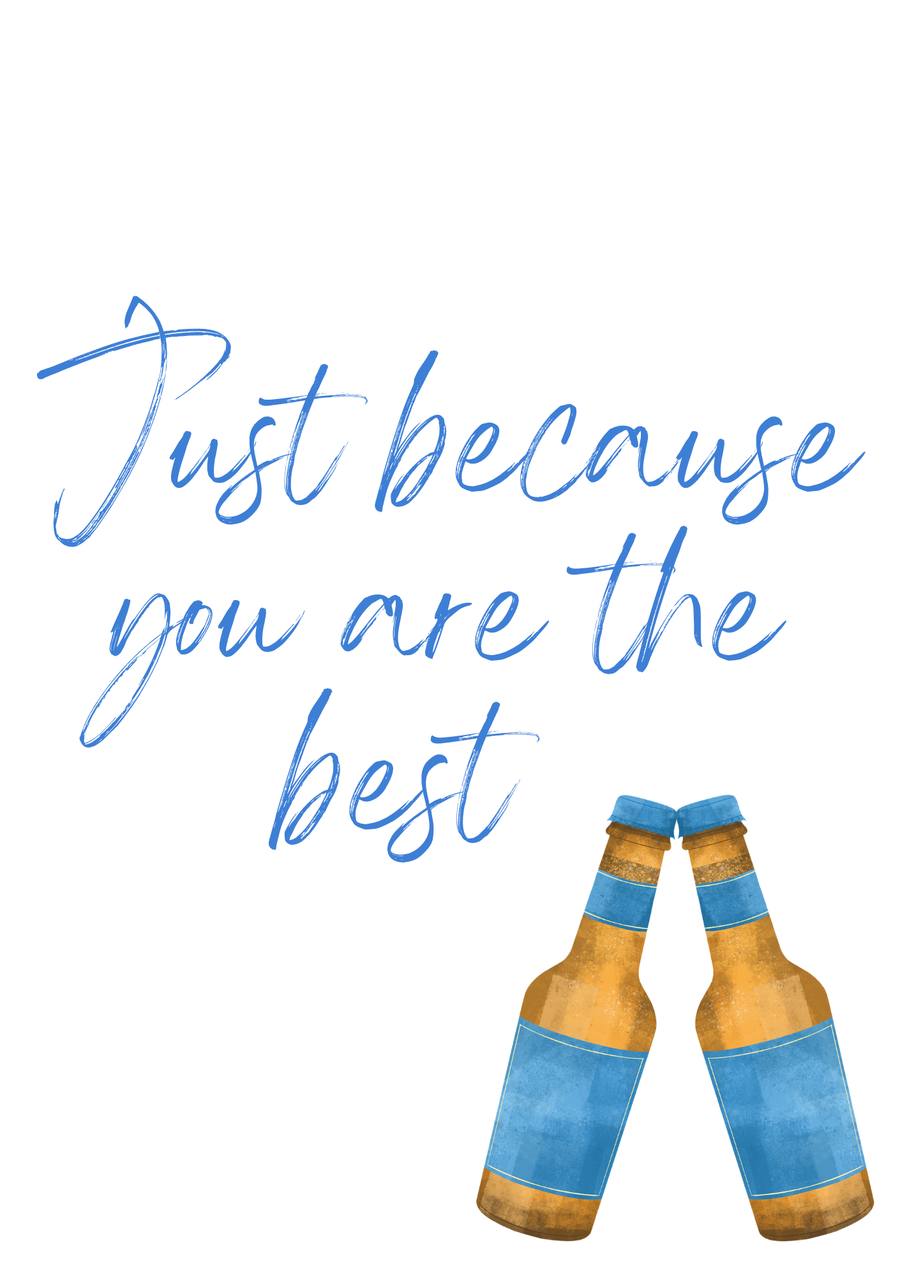 Just because you're the best