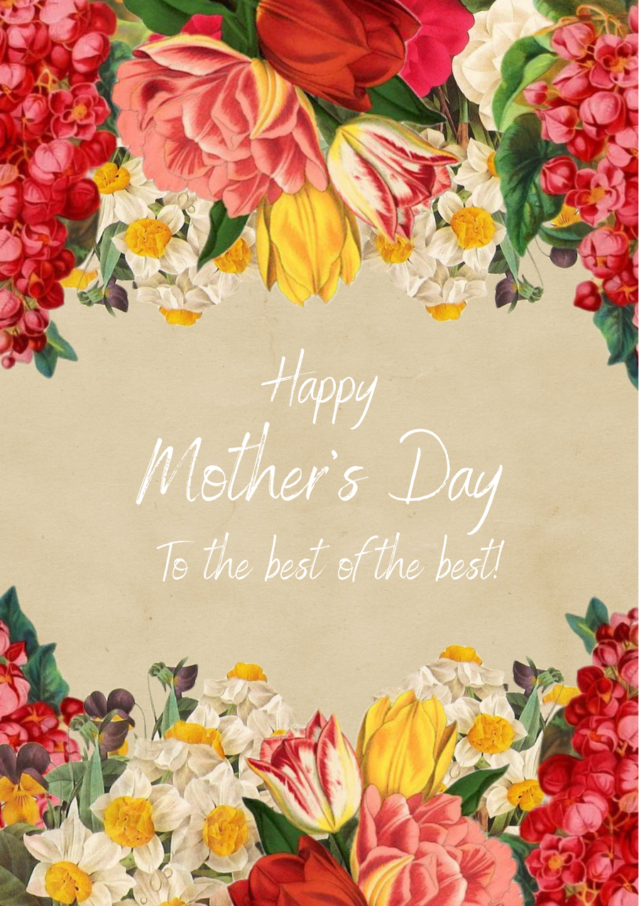 Floral Mother's Day Card