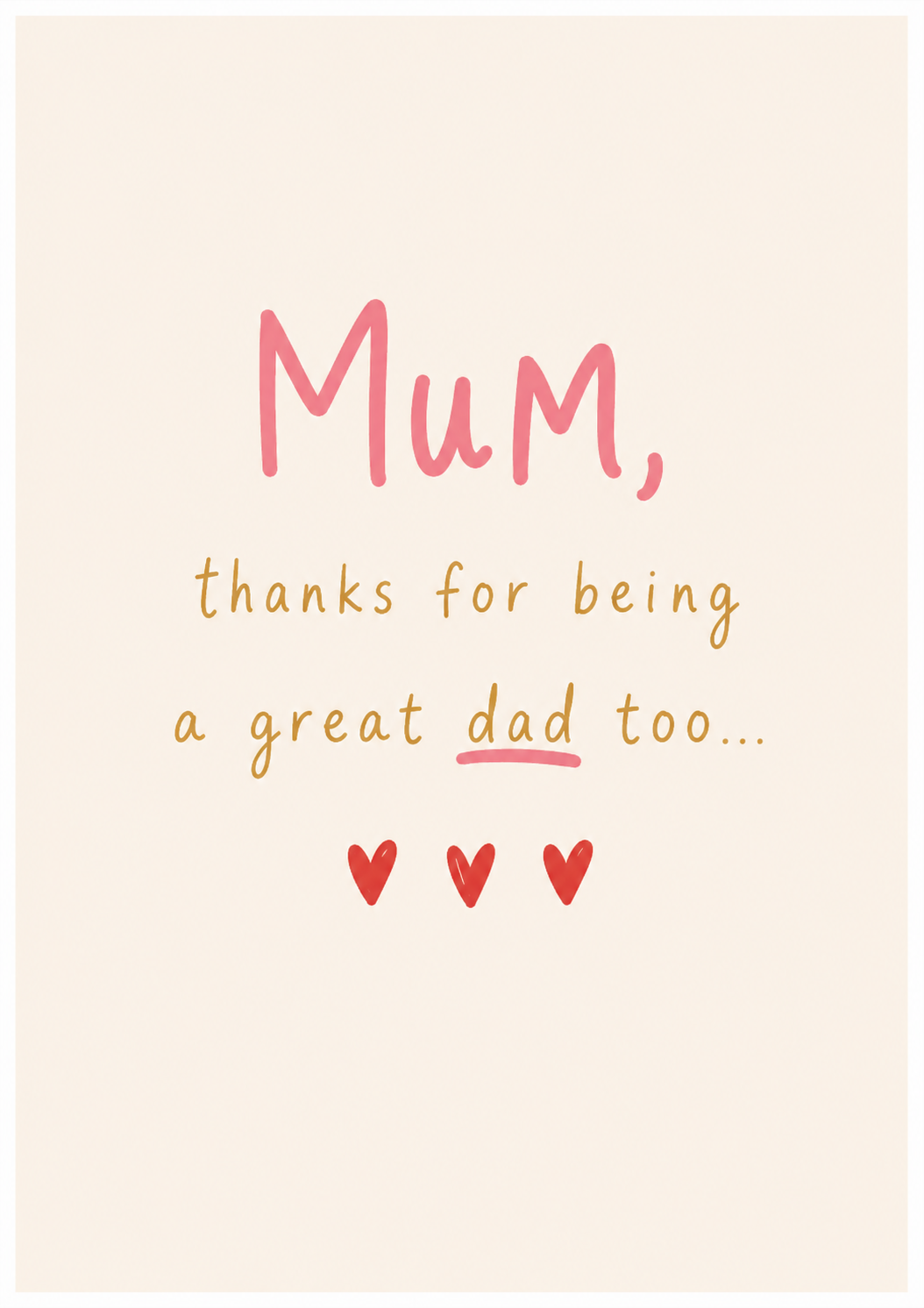 Mum being a great dad!