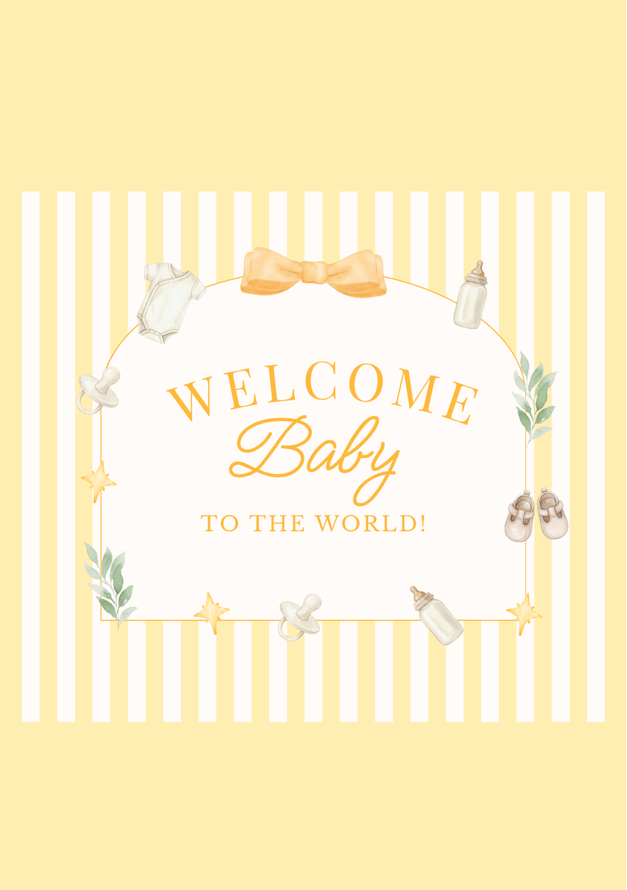 Welcome New Baby Card
