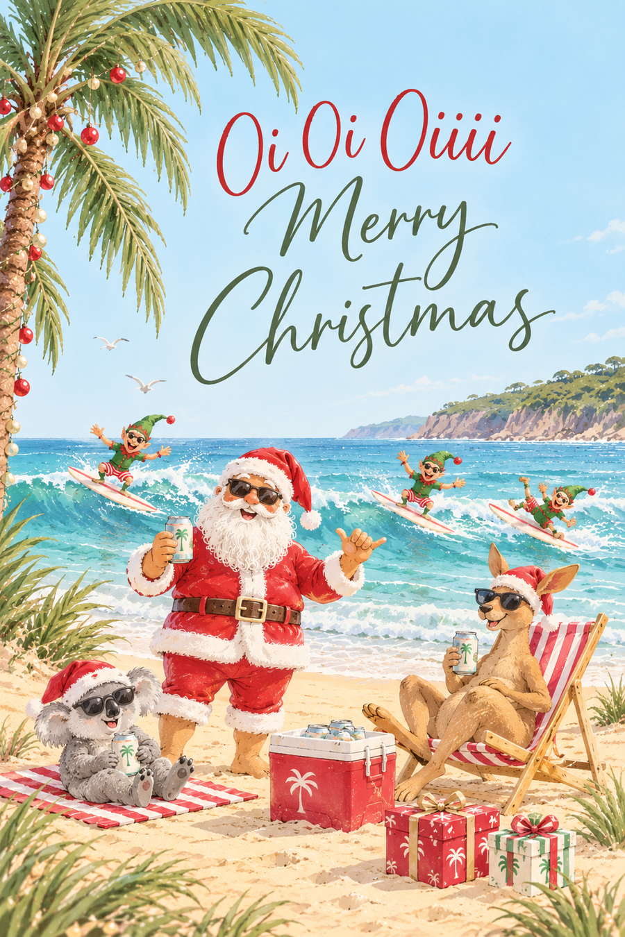 Xmas on beach