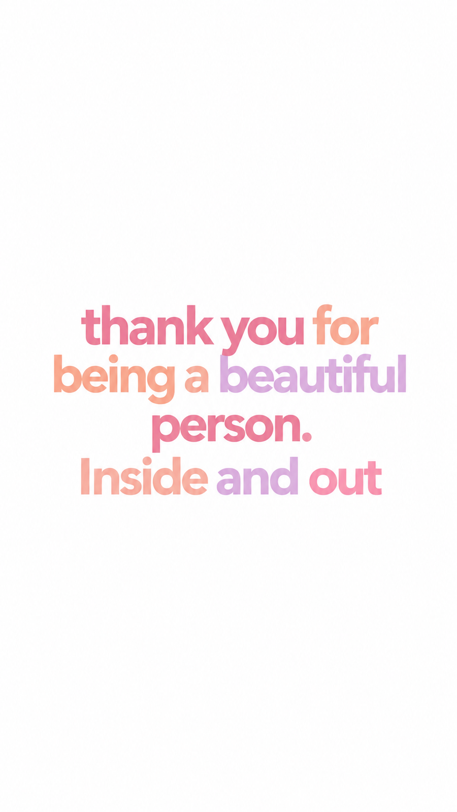 Beautiful person