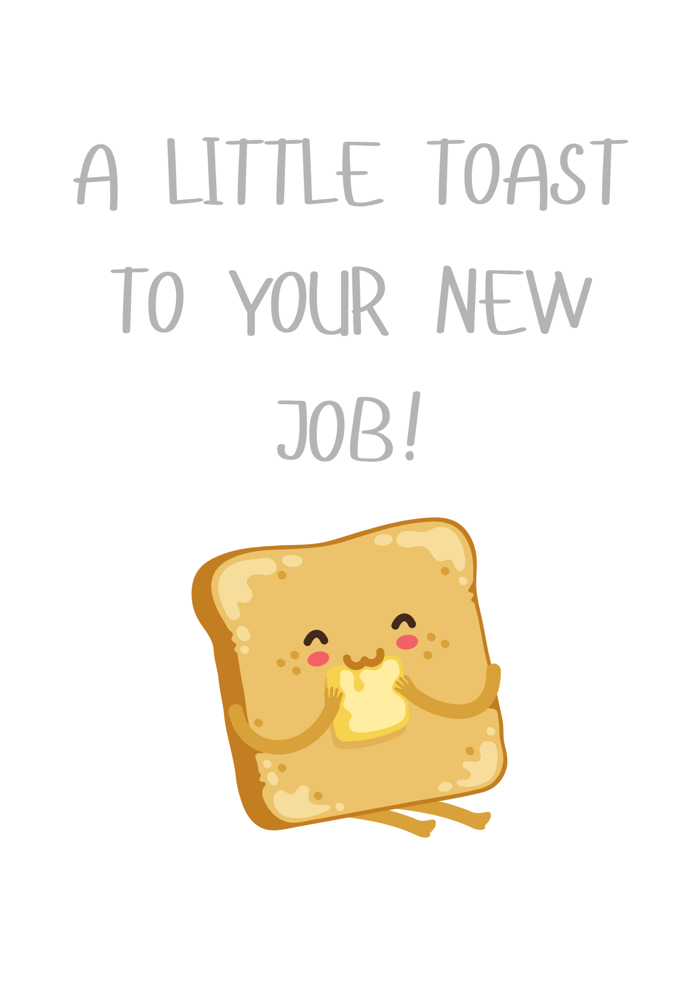 A Little Toast Card