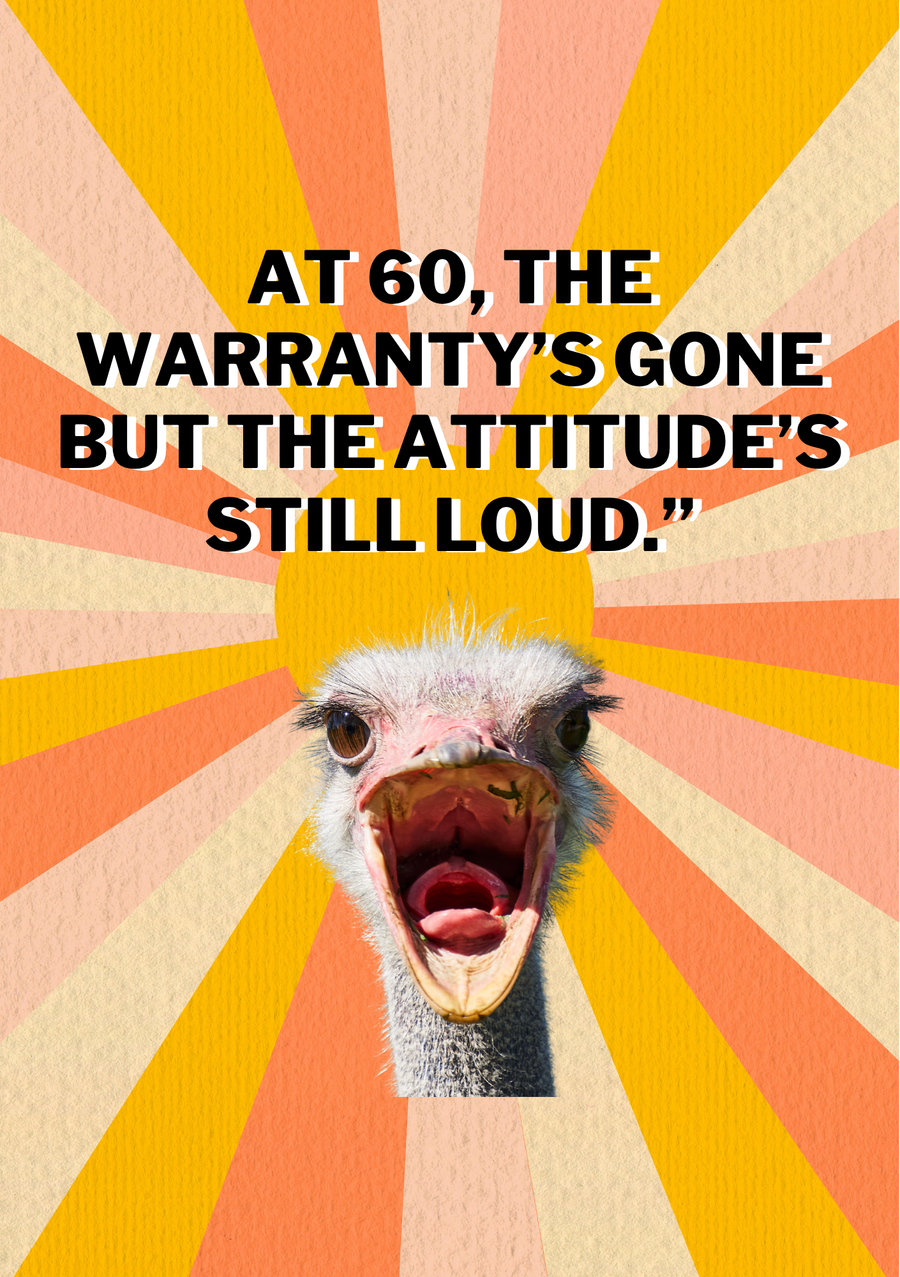 At 60, The Warranty's Gone But The Attitudes Still Loud