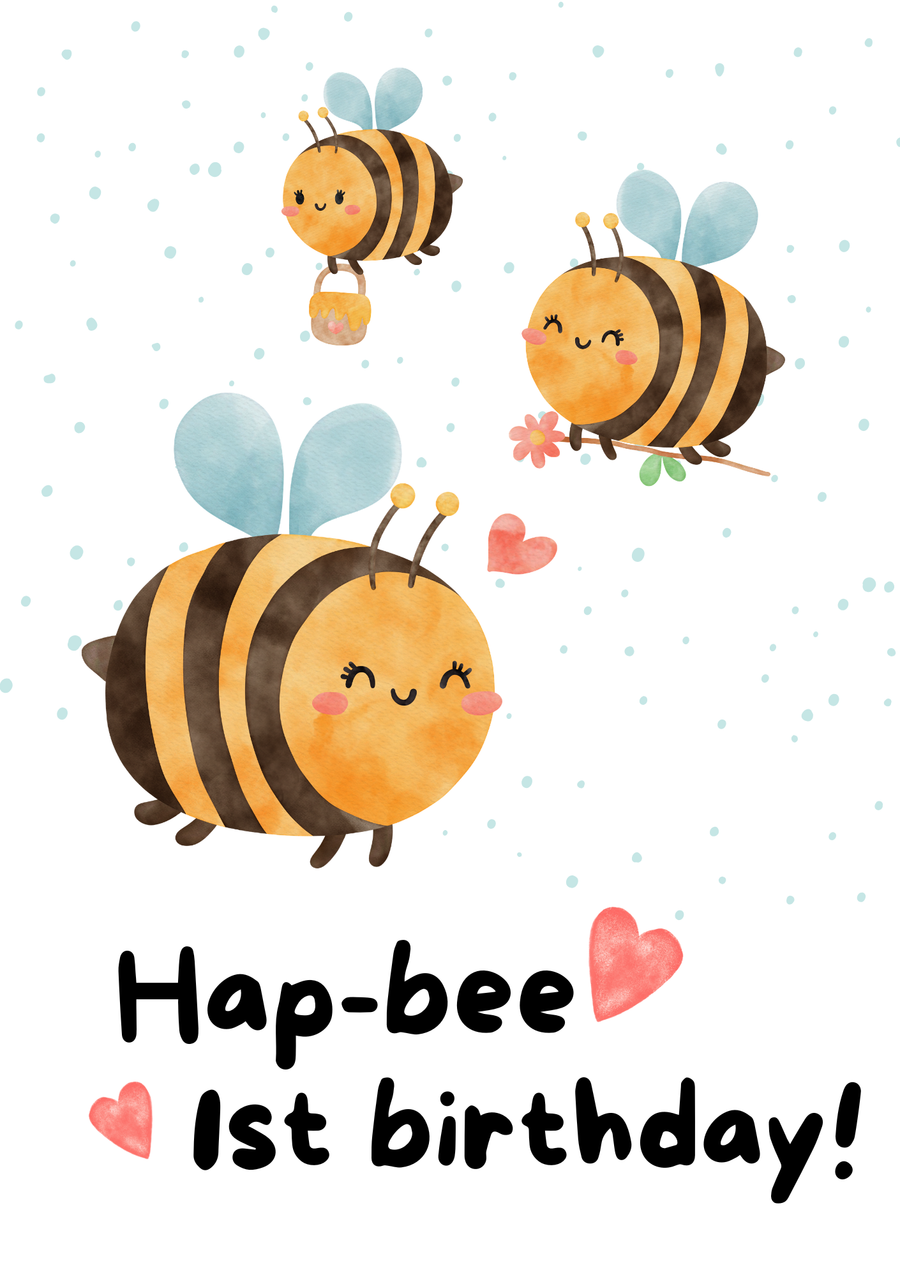 1st Birthday Card