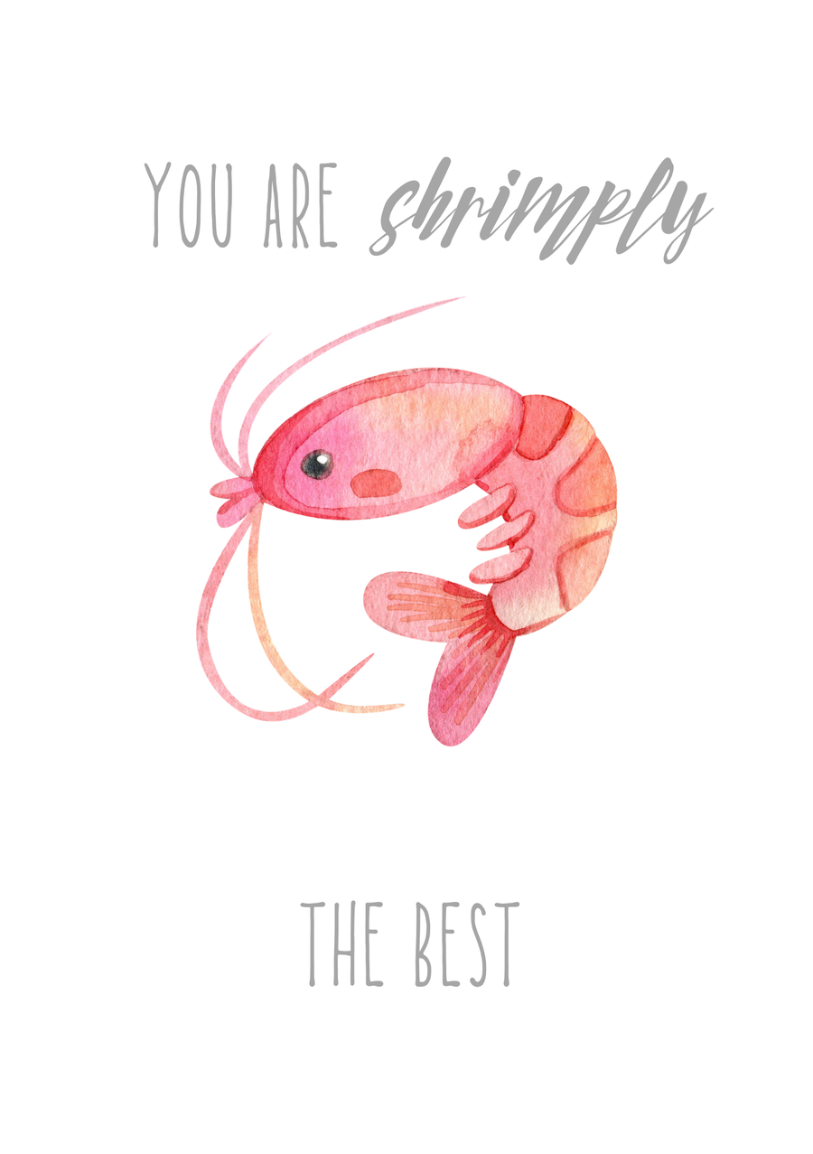You Are Shrimply The Best