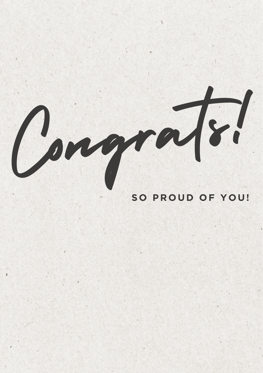 Congrats Card
