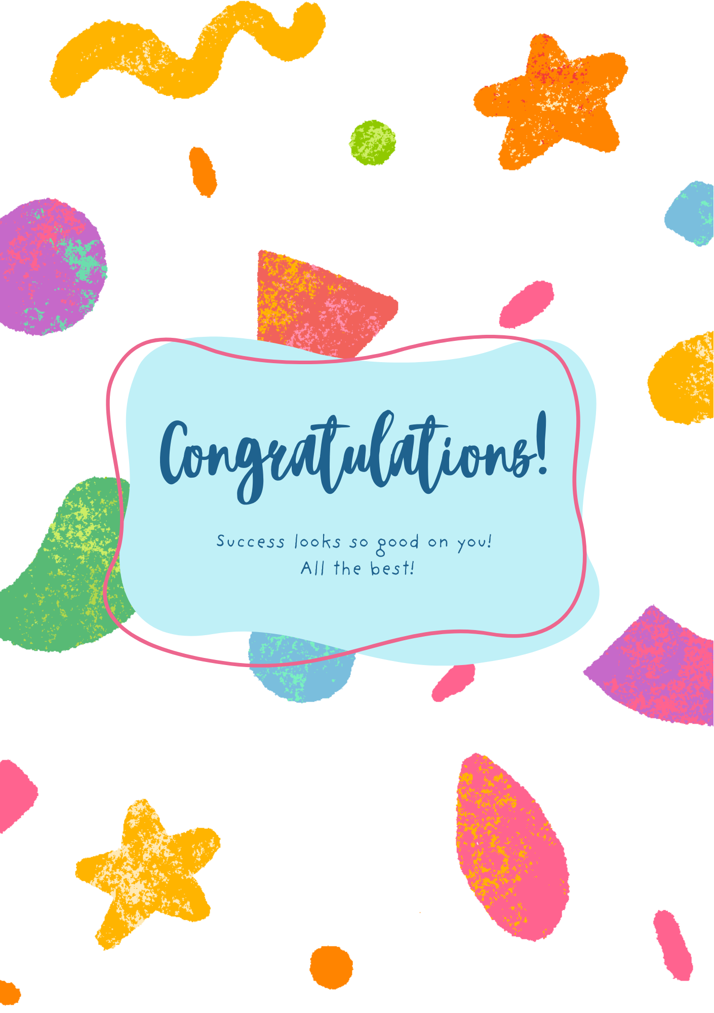 Graffiti Congrats Card