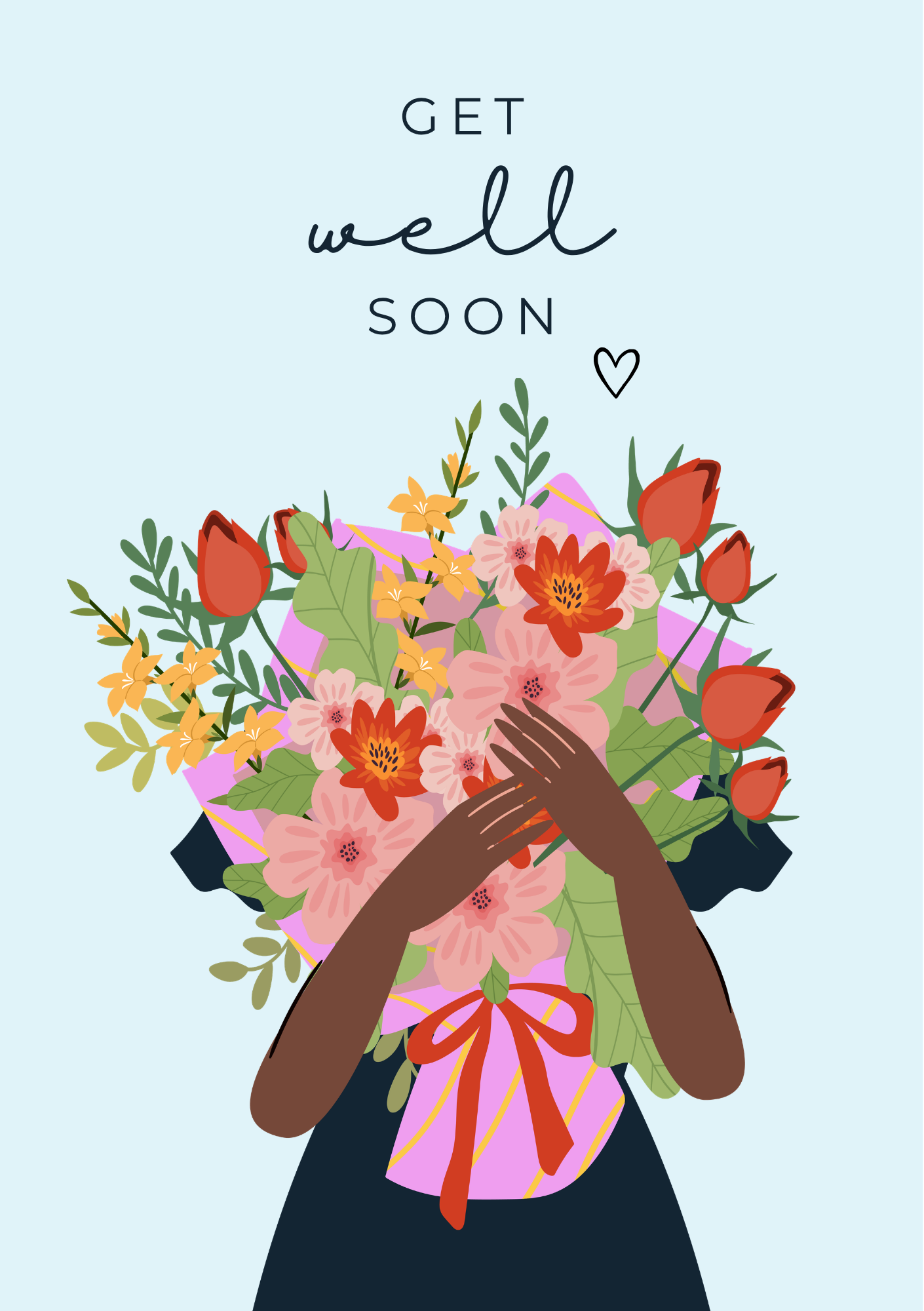 Luxury Get Well Soon Card