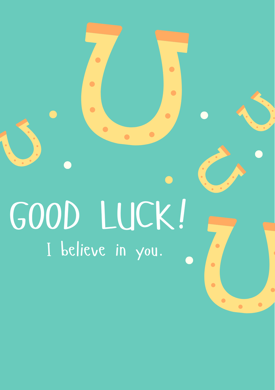 Good Luck Card