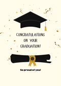 Simple Graduation Card