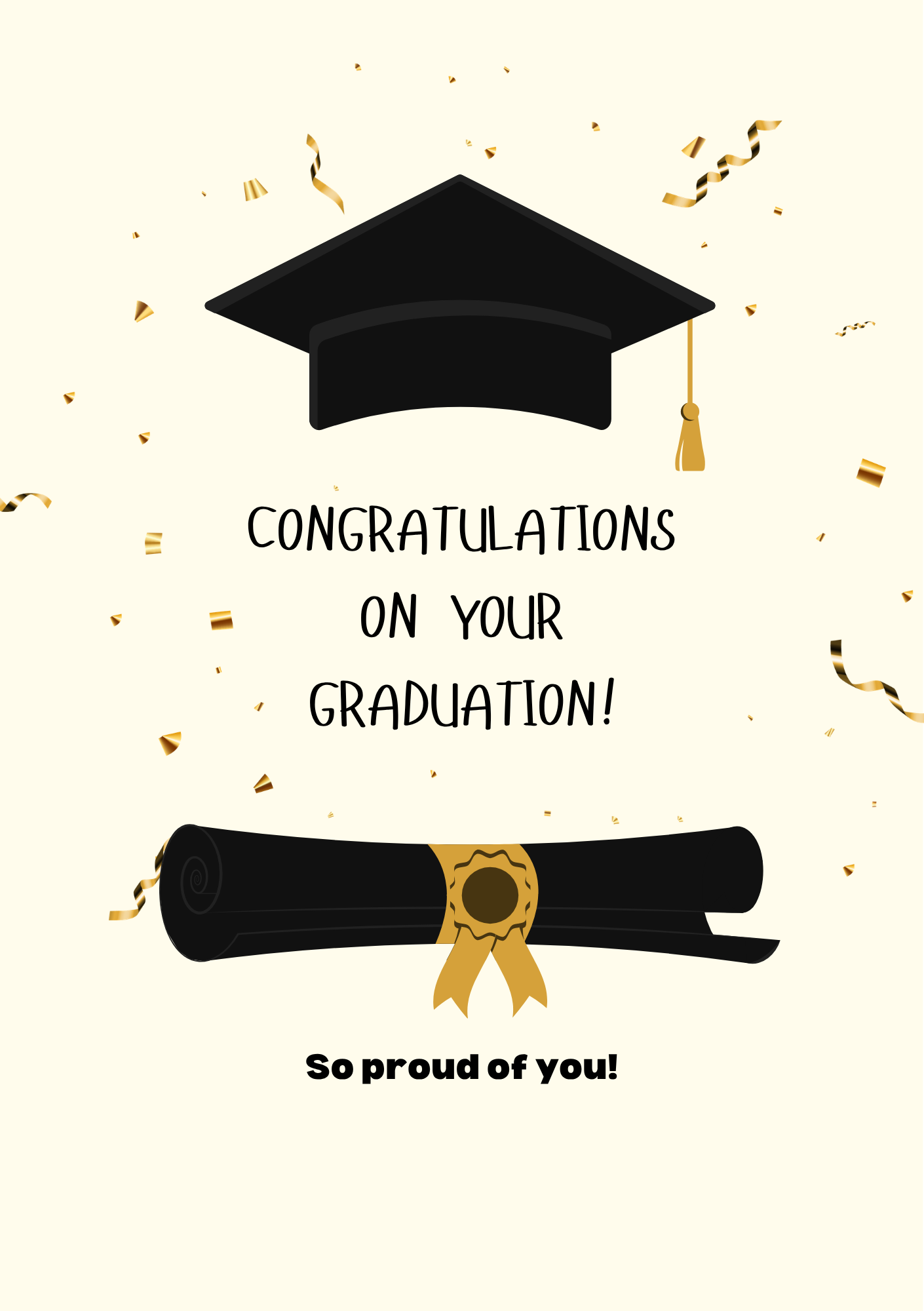 Simple Graduation Card