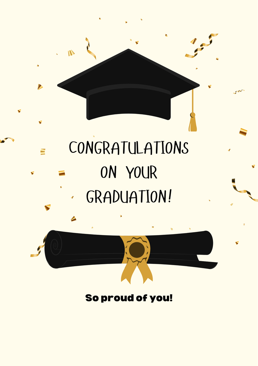 Simple Graduation Card