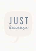 Just because card