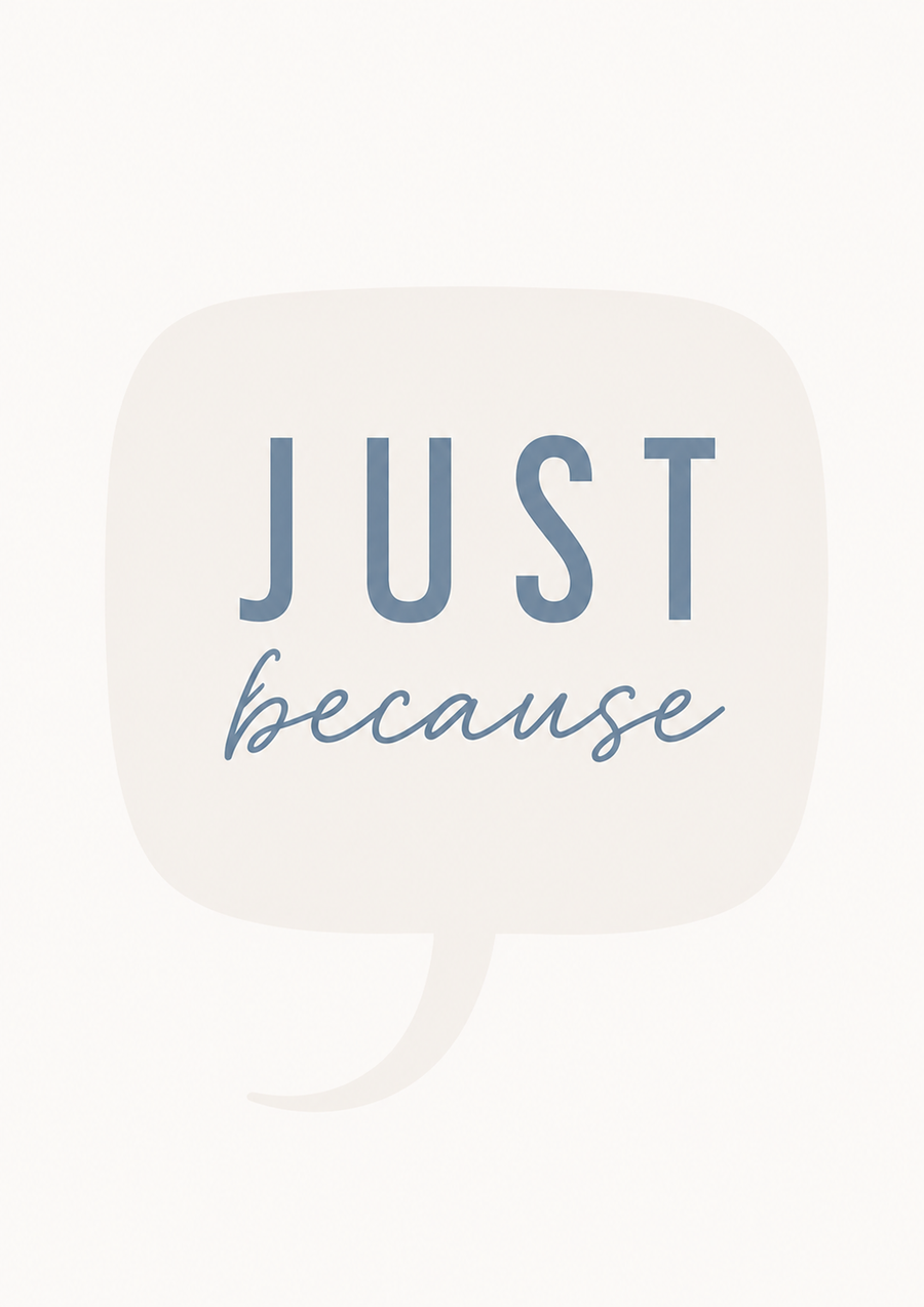 Just because card
