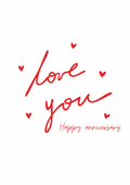 Love You Happy Anniversary