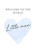 Welcome To The World -  New Baby Card