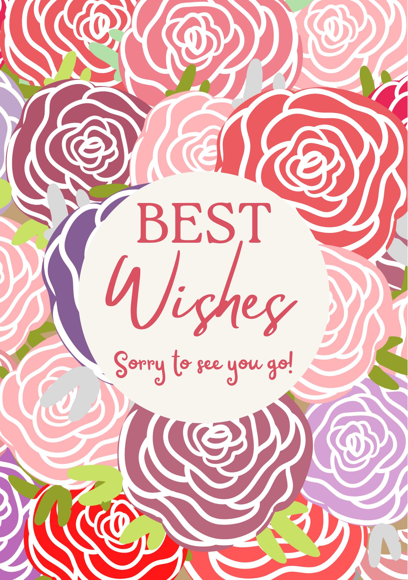 Sorry To See You Go Business 2 Leaving Card