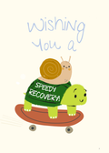 Retro Get Well Soon Card