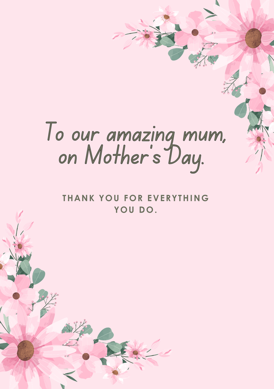 We Love You Mother's Day Card