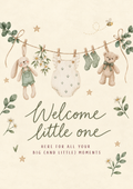 Welcome Baby - New Baby Card