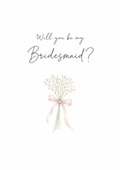 Bridesmaid card