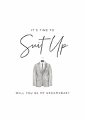Groomsman card