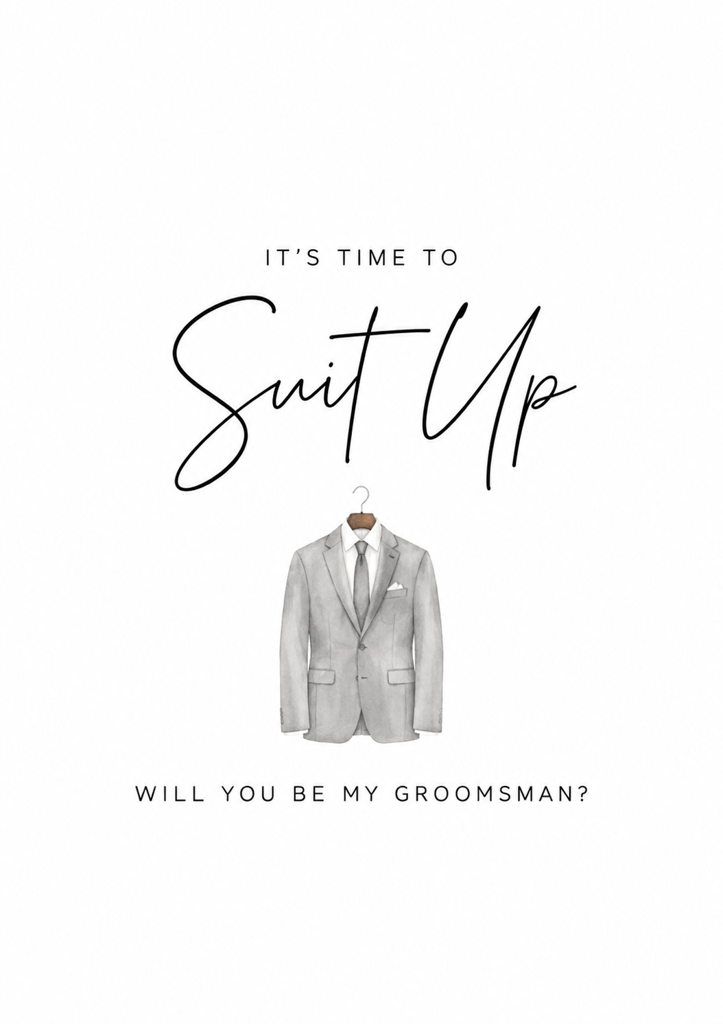 Groomsman card